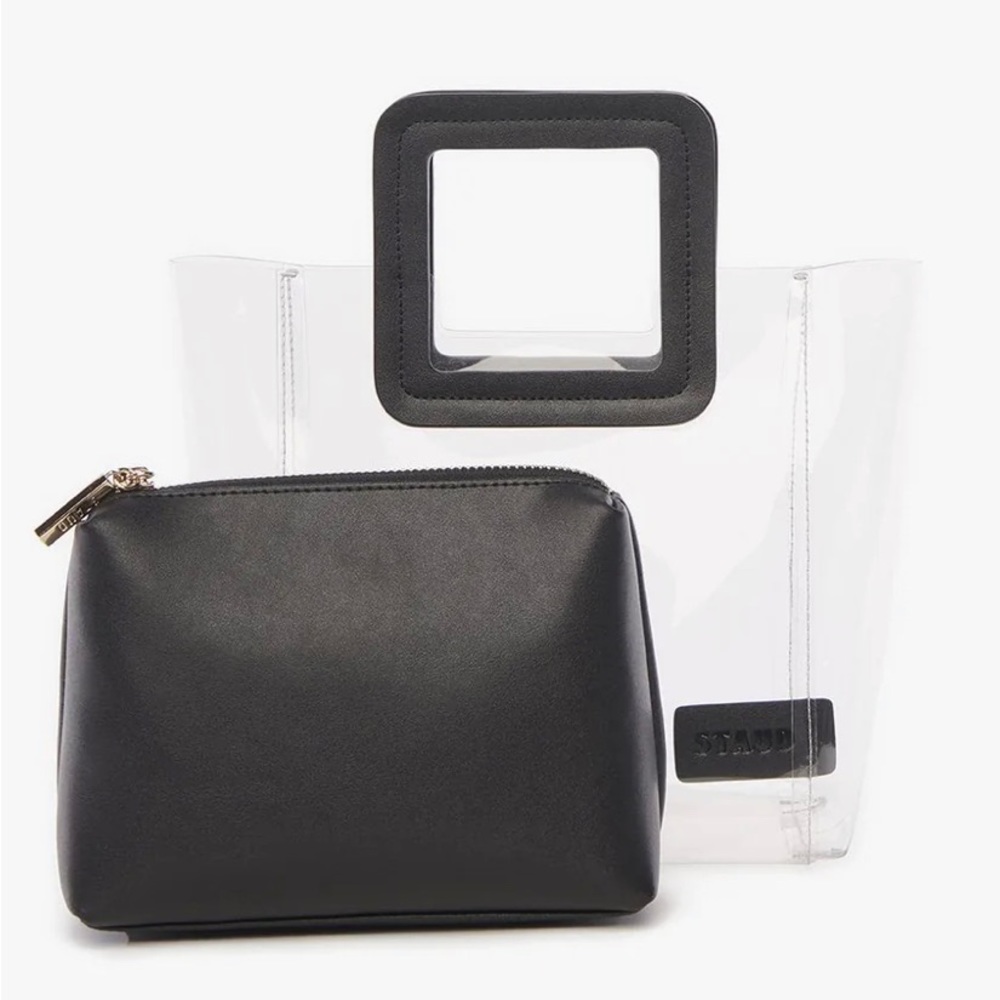 Staud Mini Shirley Bag in Black - Picture 3 of 8